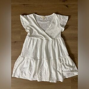 Jessica Simpson Flowy Mini Dress M White
